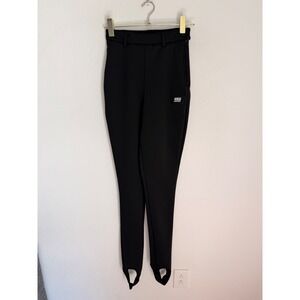 ASOS 4505 Ski and Snow Black Super High Waisted Stirrup Snow Pants US 4 NEW